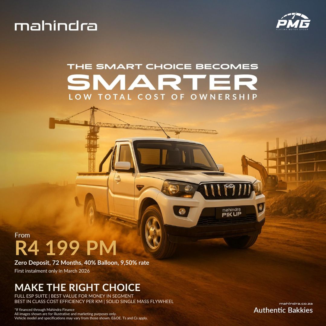 Get the Mahindra Pik Up Single Cab – ZERO Deposit! image from Mahindra Rustenburg