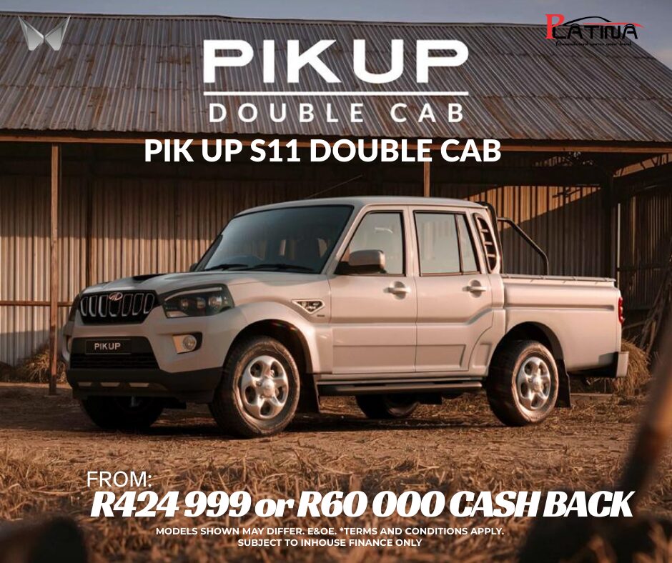 Mahindra Pik Up S11 D/C image from Mahindra Rustenburg