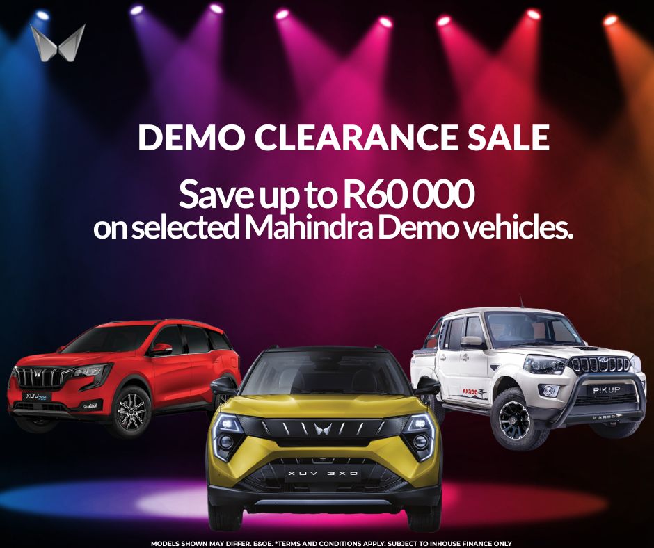 MAHINDRA DEMO CLEARANCE image from Mahindra Rustenburg
