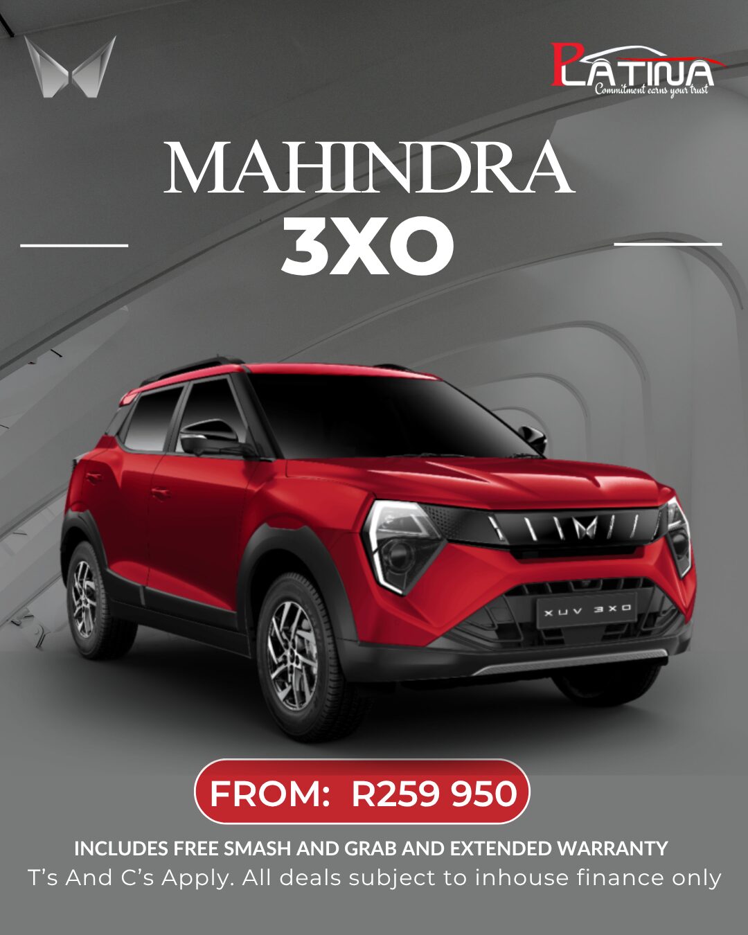 Mahindra 3XO image from Mahindra Rustenburg