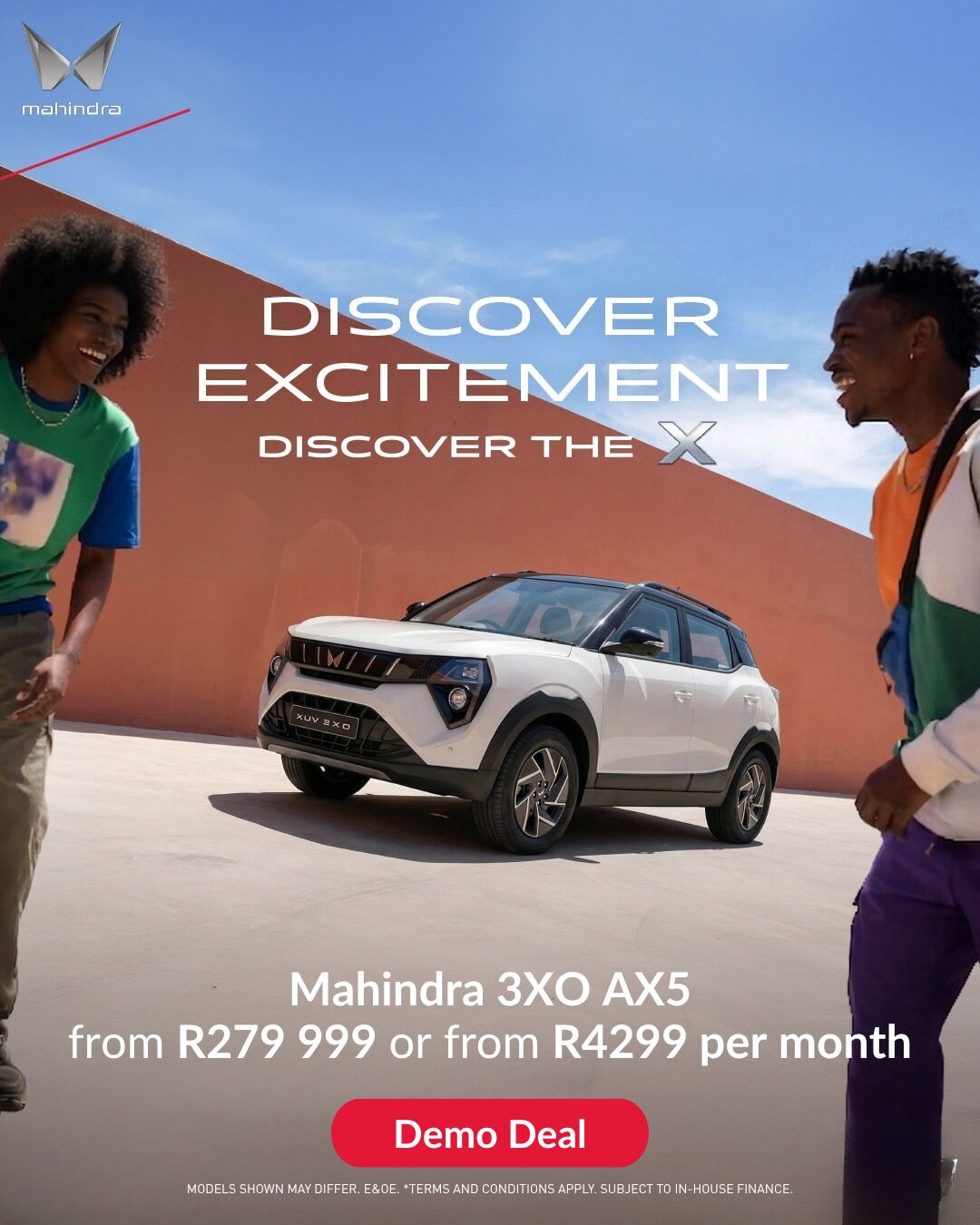 Mahindra 3XO AX5 image from Mahindra Rustenburg